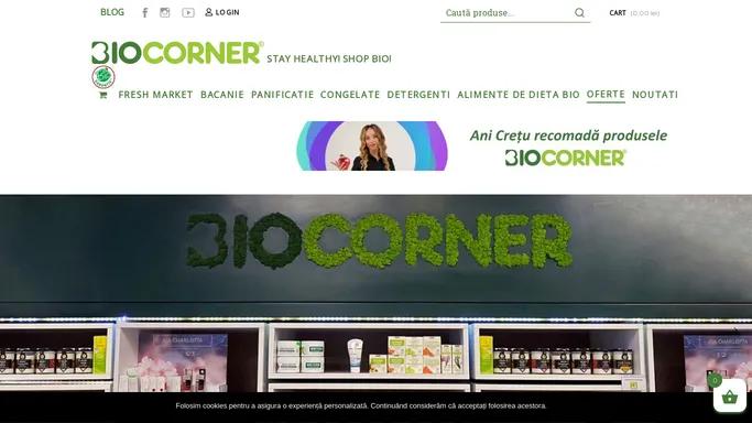 Biocorner | Magazin online Bio | Sursa ta de produse bio