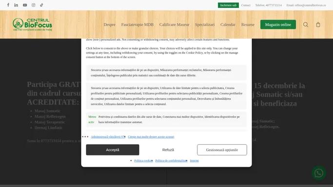 Acasa - Centrul Biofocus