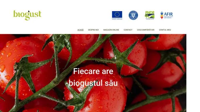 Biogust Romania | Fructe si legume ecologice