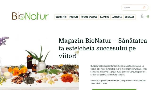 Magazin de Produse Bio, Naturale si Vegane - Bionatur Shop