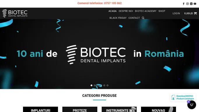 BIOTEC – DENTAL IMPLANTS