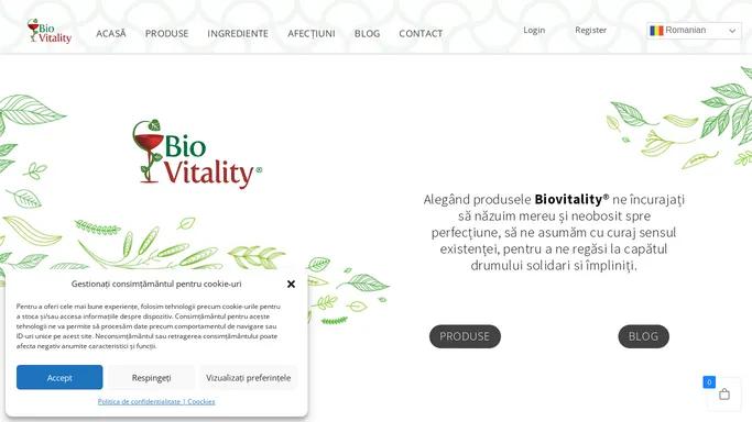 Acasa – biovitality | nazuim mereu spre perfectiune