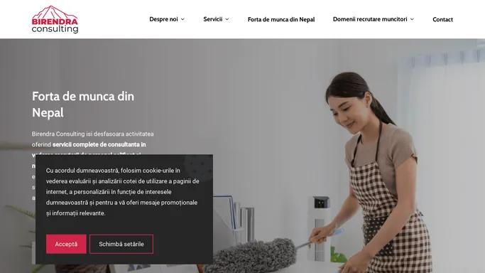 Birendra Consulting — consultanta recrutare muncitori din Asia