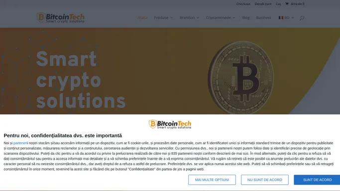 Smart crypto solutions - Bitcoin, Ethereum, Ripple si alte criptomonede.