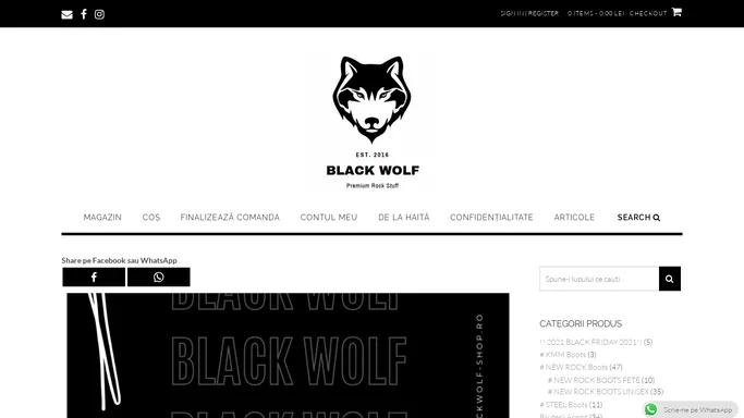 homepage - Black Wolf