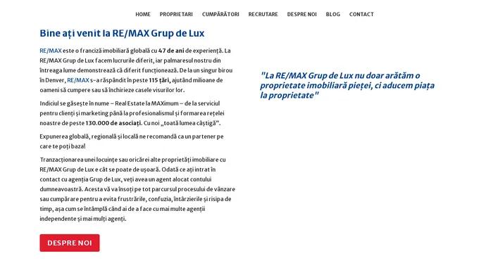 RE/MAX Grup de Lux • Agentie imobiliara Cluj