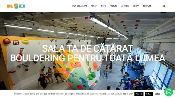 Sala de catarat BOULDERING in Bucuresti, - Blokx Climbing Gym