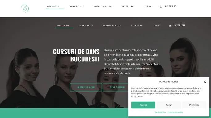 Cursuri de dans Bucuresti | BloomArt Academy