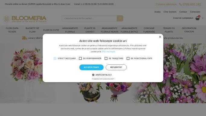 Florarie online Bucuresti - Livrare flori la domiciliu