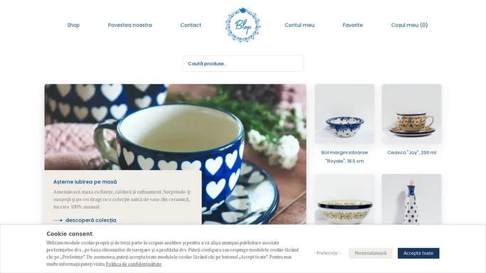 Vase Ceramica Pictate Manual | Vase Lut pentru Gatit | BLOP