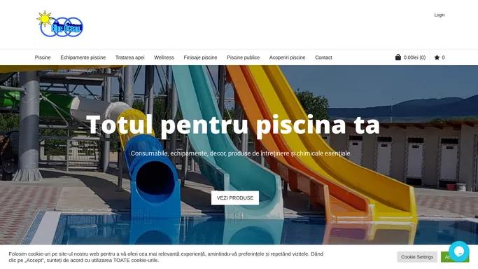 Blue Ocean – Website-ul piscinei tale