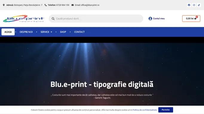 Blu.e Print – Tipografie Digitala