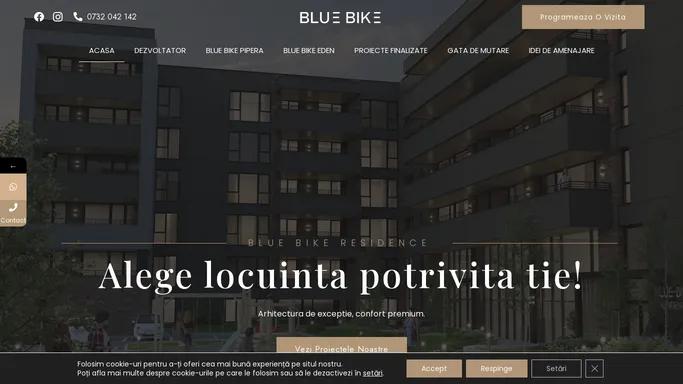 Blue Bike Residence | Arhitectura de exceptie, confort premium