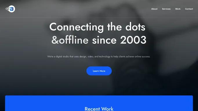 Blue Dot | Digital Marketing Studio | Vienna & Bucharest – We’re a digital studio that uses design, video, and technology to help clients achieve online success.