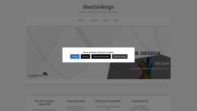 bluestardesignbluestardesign - software solutions - web design - web hosting