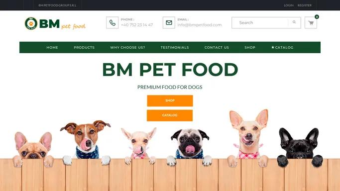 Natural Dog Foods and Treats | BARF DIET | BARF SHOP