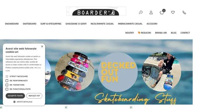 Placi, Accesorii & Echipament pentru orice sport cu placa - Boarders.ro