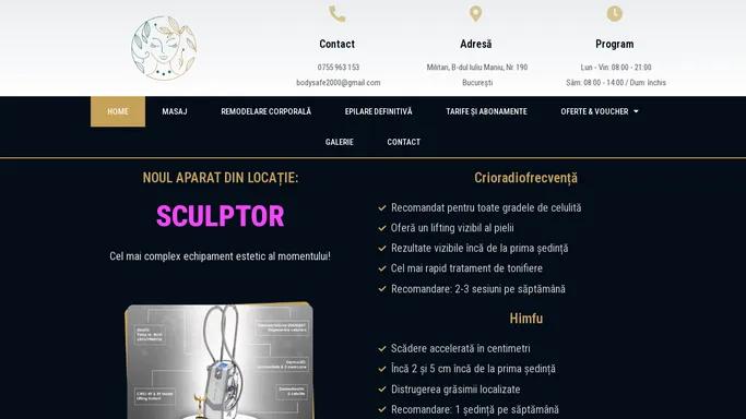 Salon Body Safe: Epilare Definitiva, Masaj de relaxare, Anticelulitic