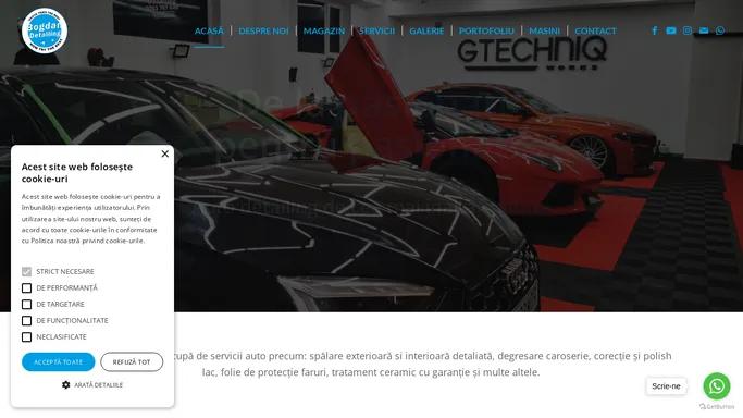 Bogdan Detailing – Detailing auto profesional interior-exterior, colantari auto, vopsitorie elemente caroserie, reconditionari tapiterie piele, textil, etc.