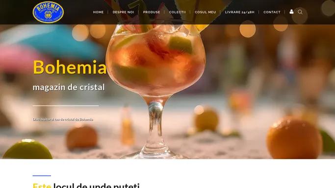 Bohemia Cristal - Cadouri de LUX din cristal pentru Casa ta