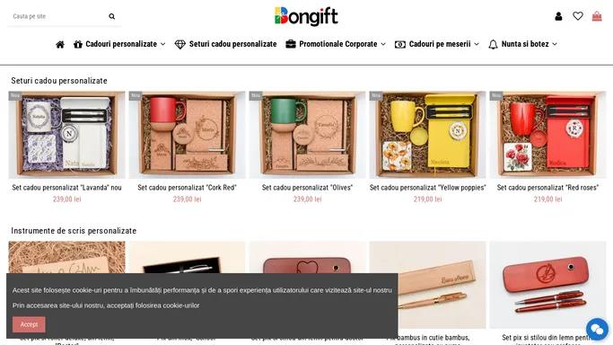 Bongift - cadouri personalizate