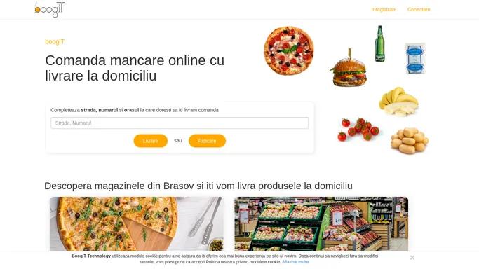 Comanda online mancare cu livrare la domiciliu