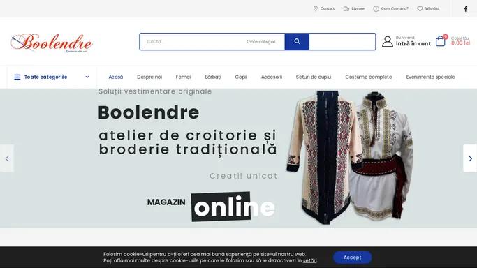 Acasa Boolendre - Magazin haine traditionale