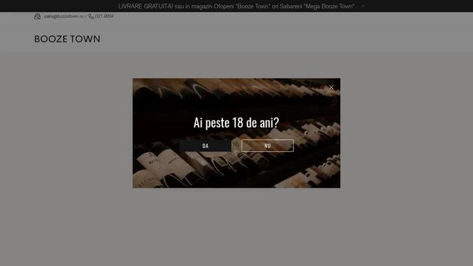 Booze Town - Magazin online de bauturi alcoolice cu Livrare Gratuita