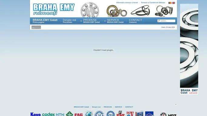 Braha Emy Galati - Rulmenti Simeringuri Curele Electrozi