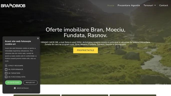 BramoImob – Terenuri de vanzare in Bran, Moeciu, Fundata, Rasnov, Zarnesti, Dgaga si imprejurimi