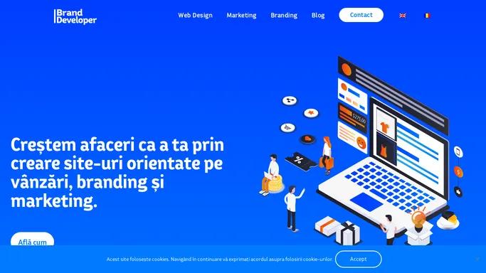 Agentie Web Design - Marketing - Branding - Brand Developer