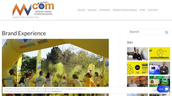 Brand Experience - MVcom