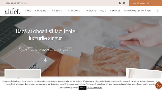 Homepage - Branding Altfel