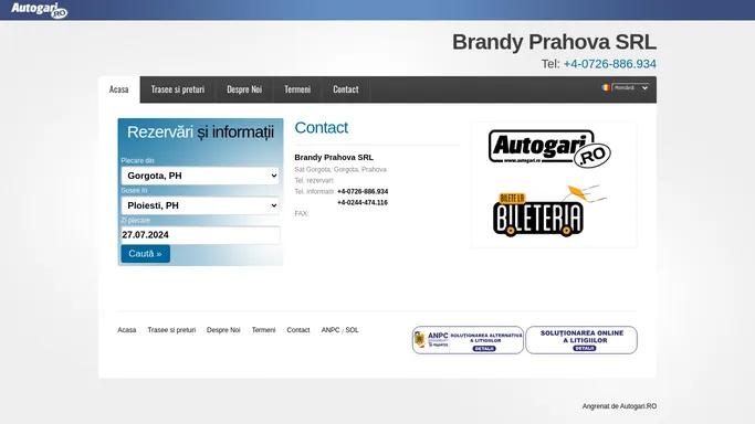 Brandy Prahova SRL