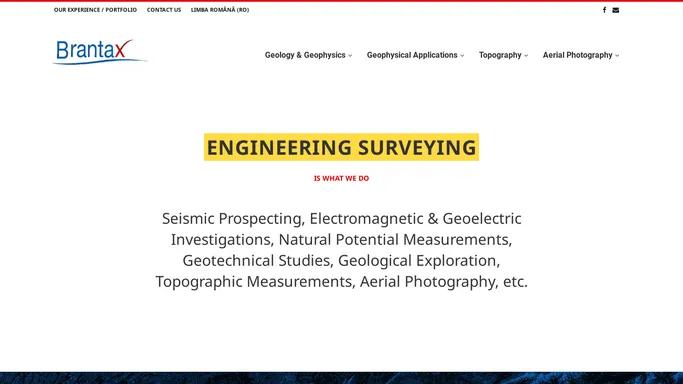 Engineering Surveying (Geology, Geophysics & Topography) - BRANTAX