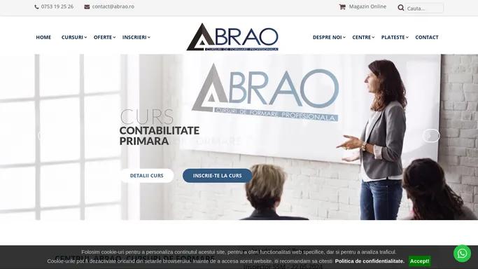 Centrul ABRAO Brasov | Cursuri de formare profesionala