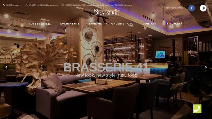 Home - Brasserie41