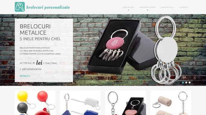 Brelocuri promotionale personalizate