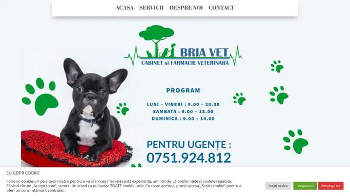 Bria vet | Cabinet si Farmacie Veterinara