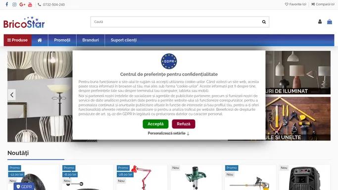 BricoStar - Magazin online de bricolaj, electrice, sanitare, scule si unelte