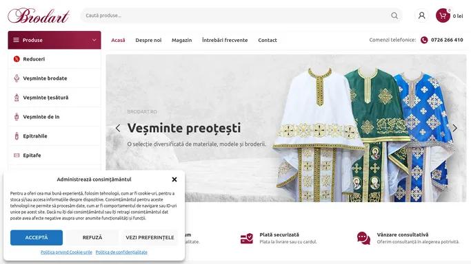 Vesminte Preotesti - Accesorii Bisericesti - Brodart.ro