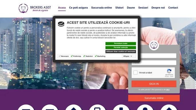 Acasa - Brokers Asist, Broker de asigurare