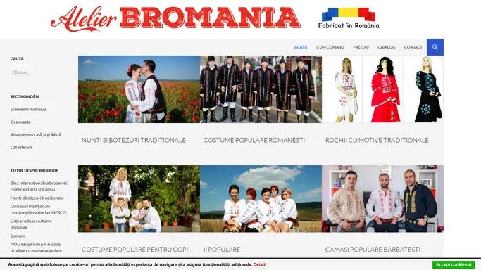 Atelier Bromania - costume populare | ii traditionale ⋆