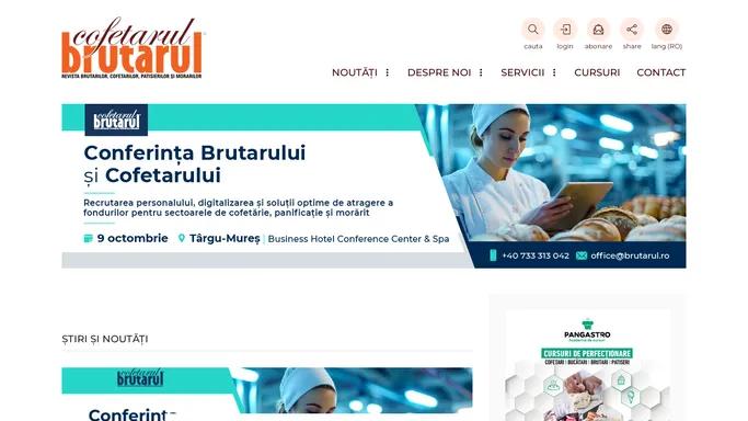 Revista Brutarul Cofetarul - Panificatie, Patiserie, Cofetarie, HoReCa