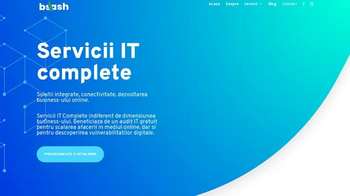 Servicii IT complete: Externalizare IT,Dezvoltare Online,Solutii IT| Bslash.ro