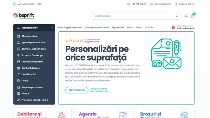 BSPrint - Livram calitate indiferent de cantitate