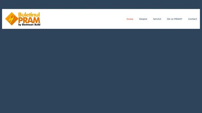 Buletin pram si servicii electrice profesionale autorizate ANRE
