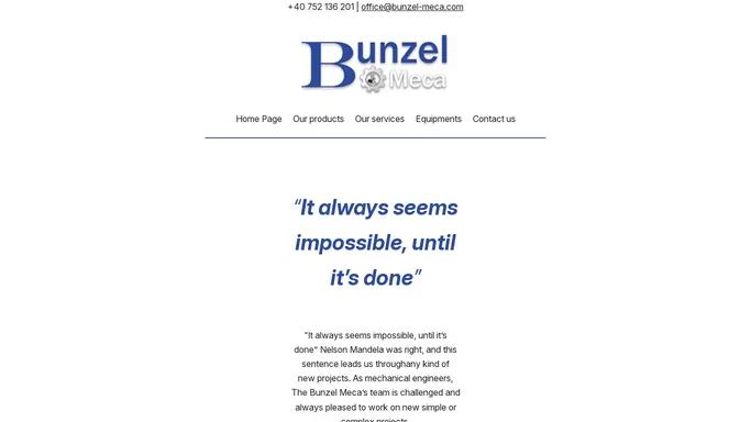 Home Page - Bunzel-Meca