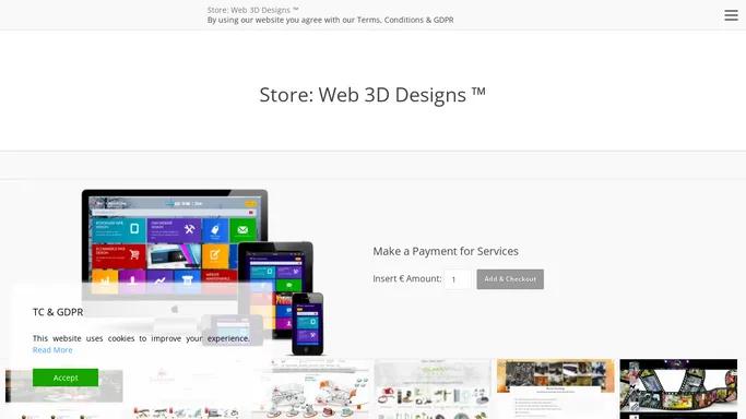 Store: Web 3D Designs ™