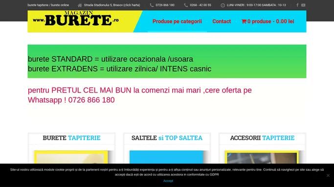 burete – burete tapiterie / burete online